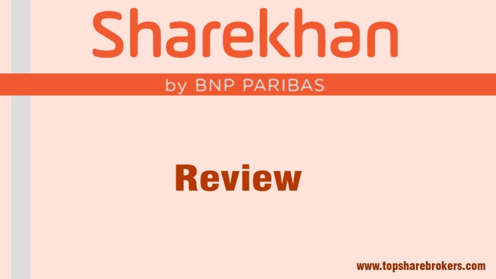 Sharekhan Review